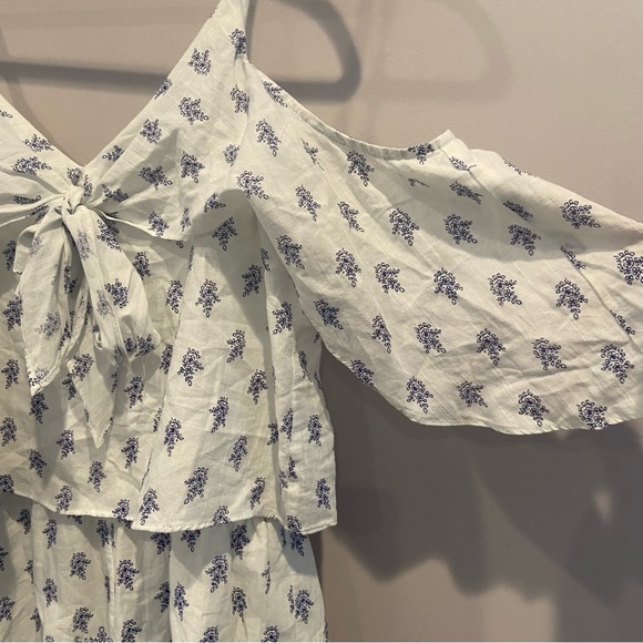 ANTHROPOLOGIE | LoveRiche Paisley Romper Flutter Sleeve Boho Small - Picture 4 of 7